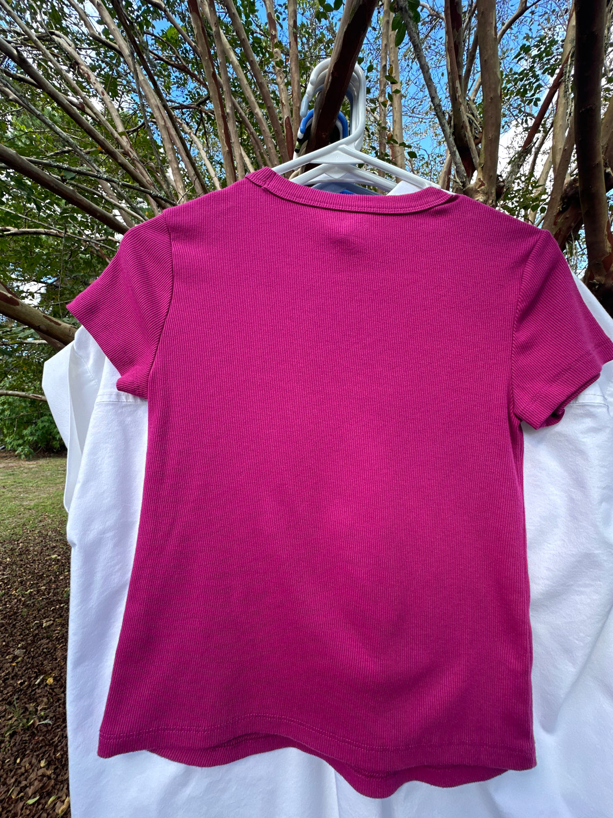 Magenta Floral Crop Top