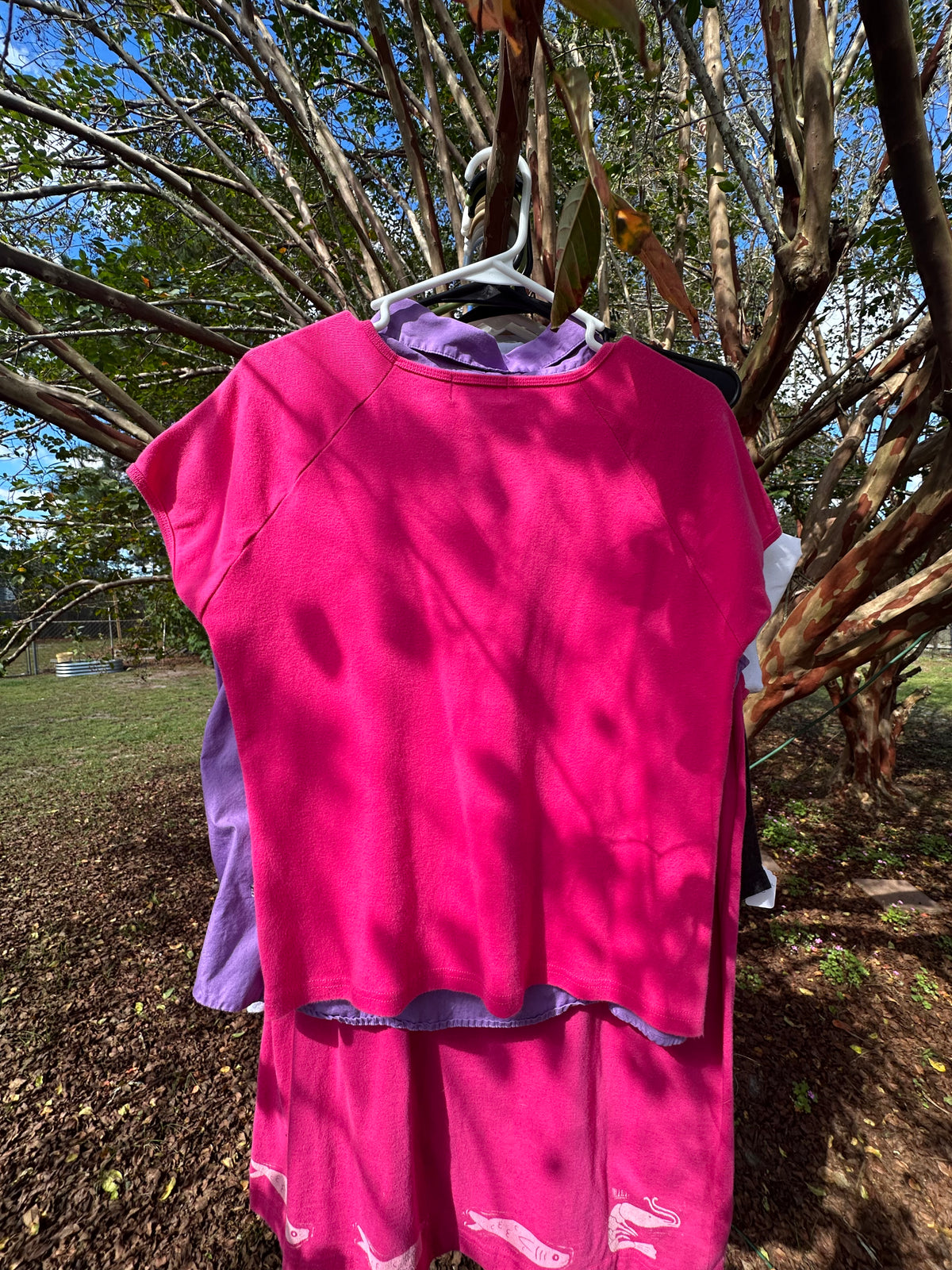 Bleeding Heart Hot Pink Baby Doll Sleeve Tee