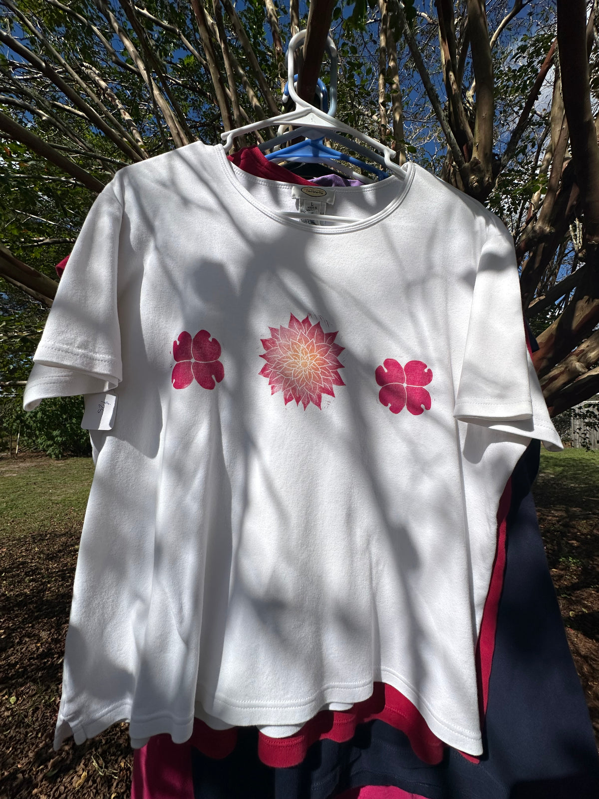Sunset Dahlia Tee