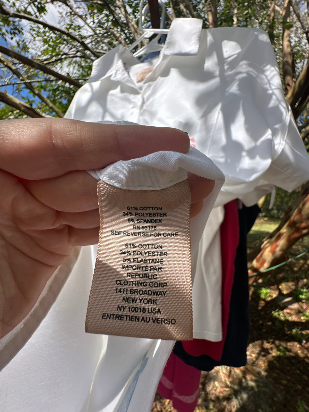 White Button Up Fishy Cabana Shirt