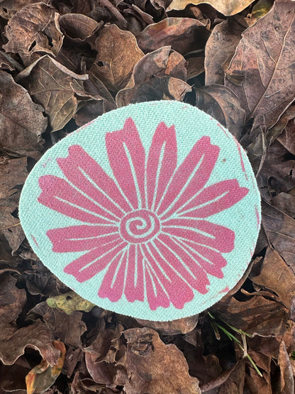 Crazy Daisy Iron On Patch