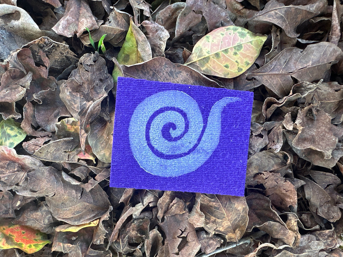 Spiral Iron On Patch