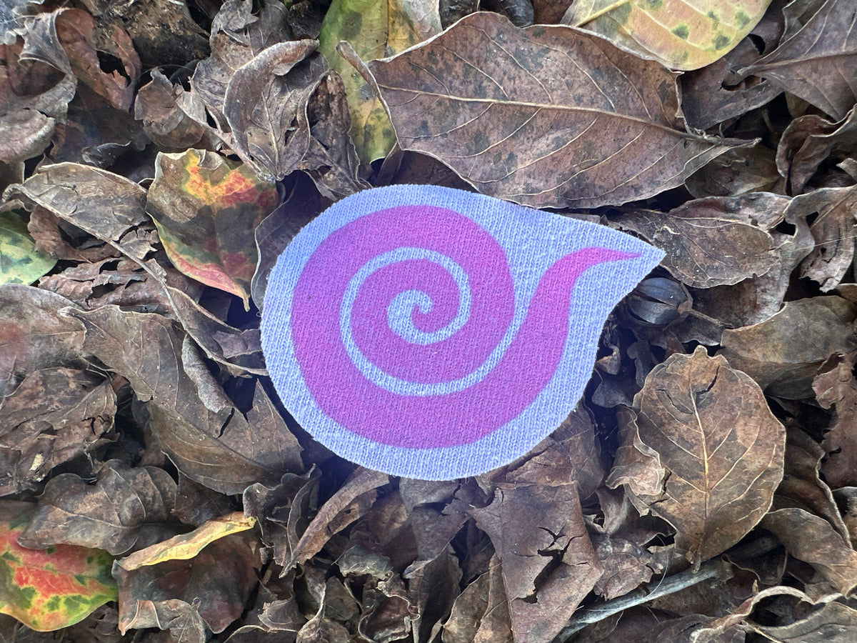 Spiral Iron On Patch