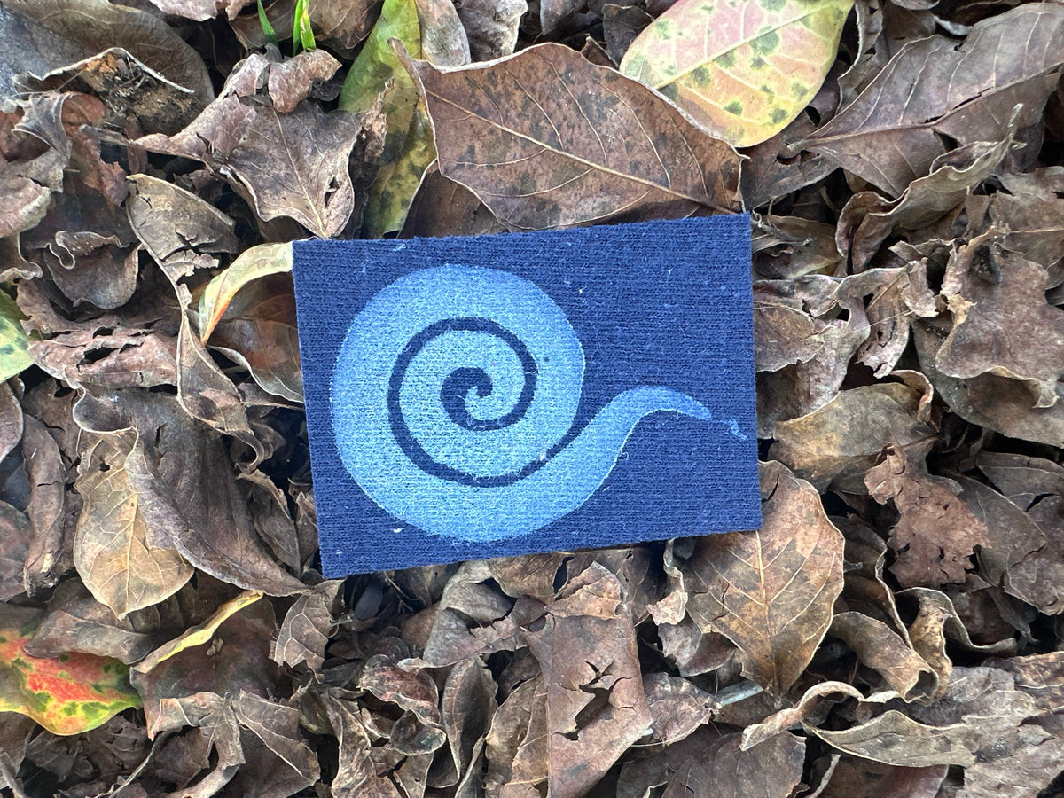 Spiral Iron On Patch