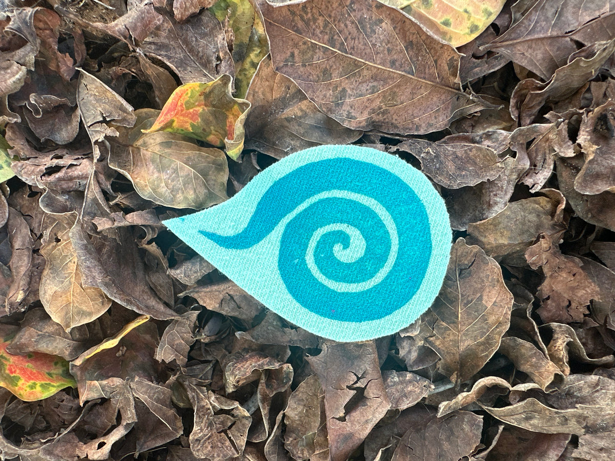 Spiral Iron On Patch